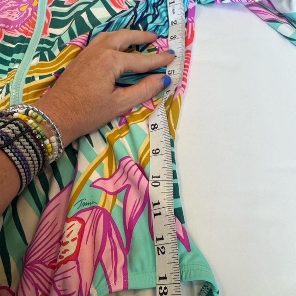 Trina Turk Women's Long Sleeve Zip Front swimsuit - Picture 7 of 12